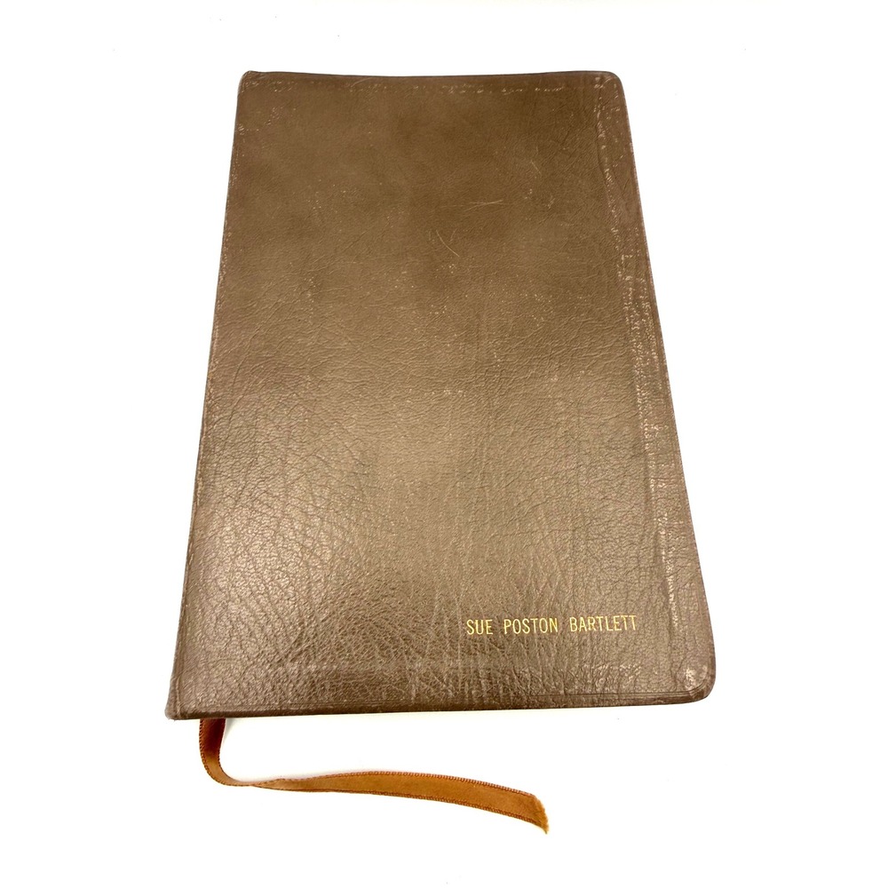 Holman NIV Bible UltraThin Reference Edition 1987 Genuine Leather Sandstone